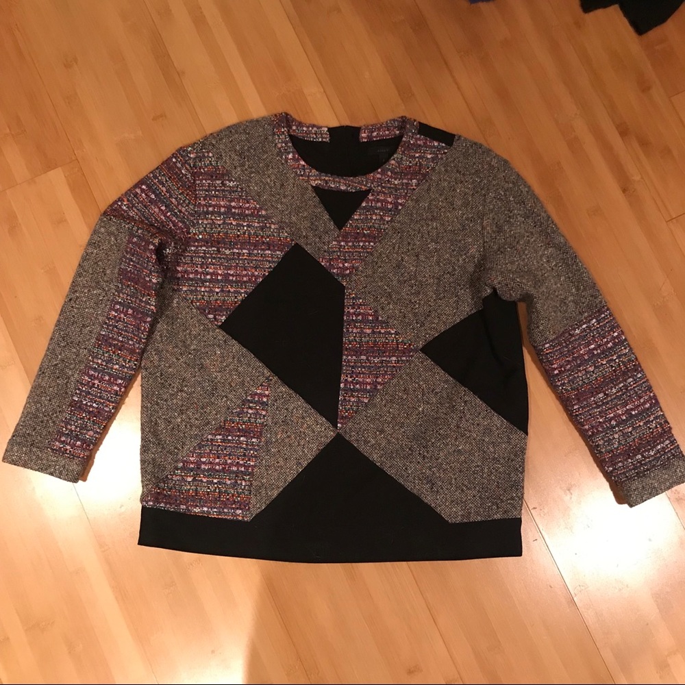 J.Crew Patchwork Top